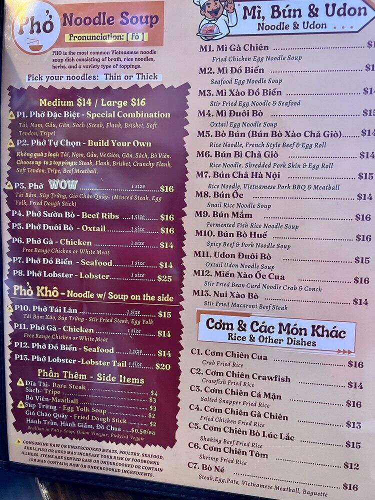 WOW Banh Mi & Pho Norcross - Norcross, GA menu_pic