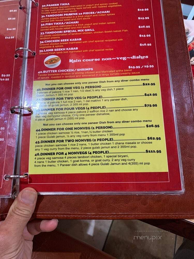 Mehfil Curry and Kebab - Calgary, AB menu_pic