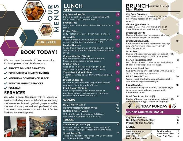 Citybuzz - Johnstown, NY menu_pic