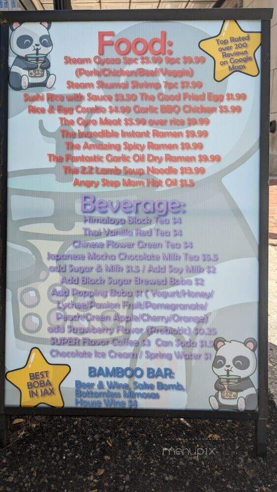 Boba Panda Tea Shop - Jacksonville, FL