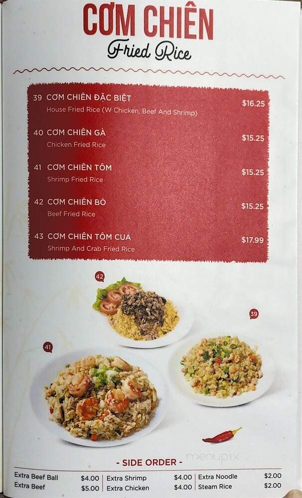 626 PHO - Baldwin Park, CA menu_pic