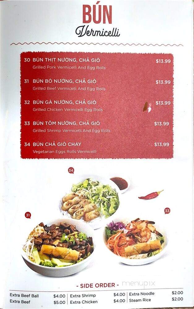 626 PHO - Baldwin Park, CA menu_pic
