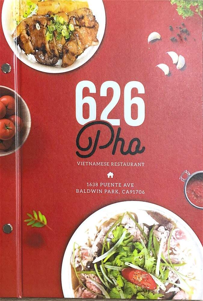 626 PHO - Baldwin Park, CA menu_pic