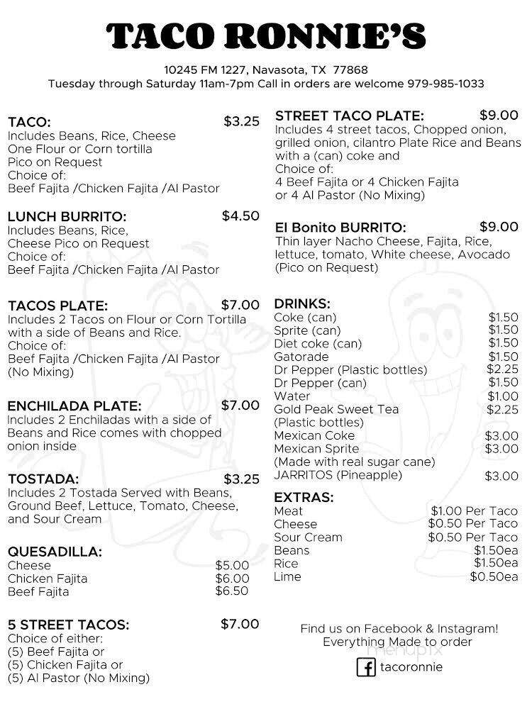 Taco Ronnie's - Navasota, TX