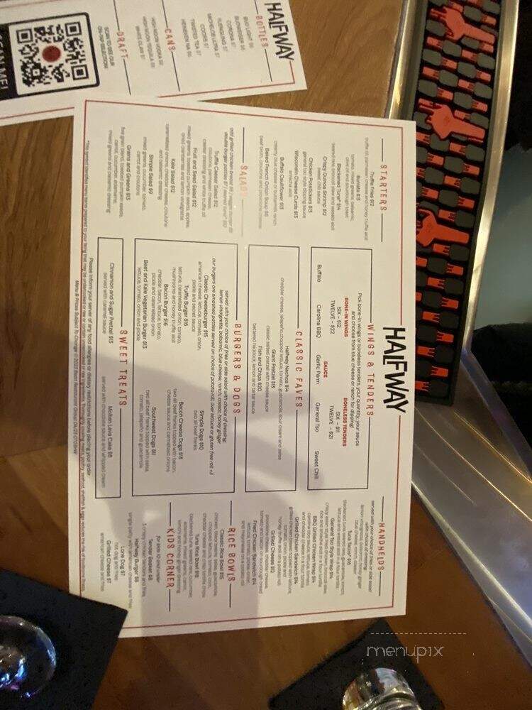 Halfway - West Hartford, CT menu_pic