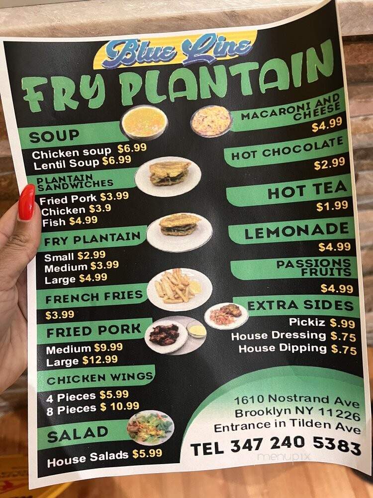 Blueline Fry Plantain - Brooklyn, NY menu_pic