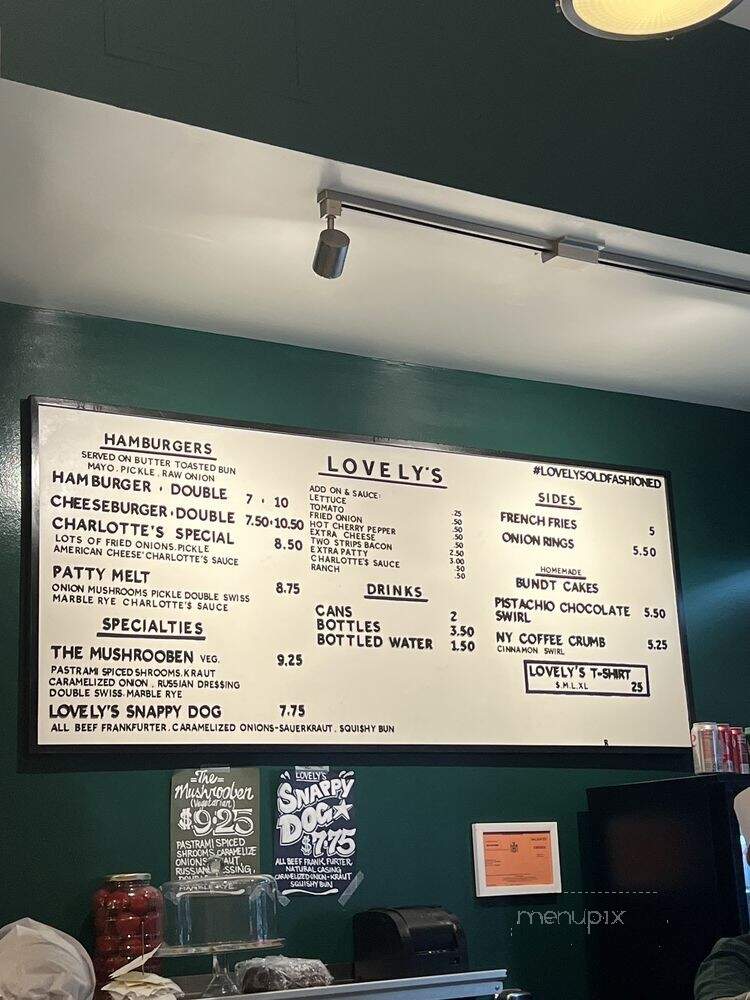 Lovely's Old Fashioned - New York, NY menu_pic