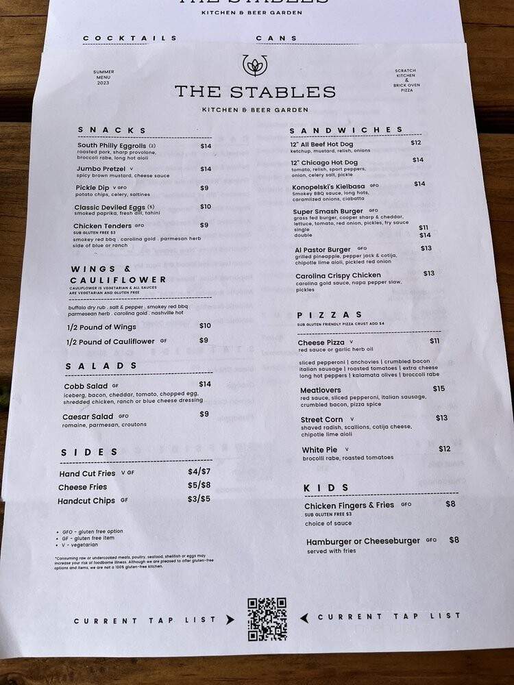 The Stables Beer Garden - Downingtown, PA