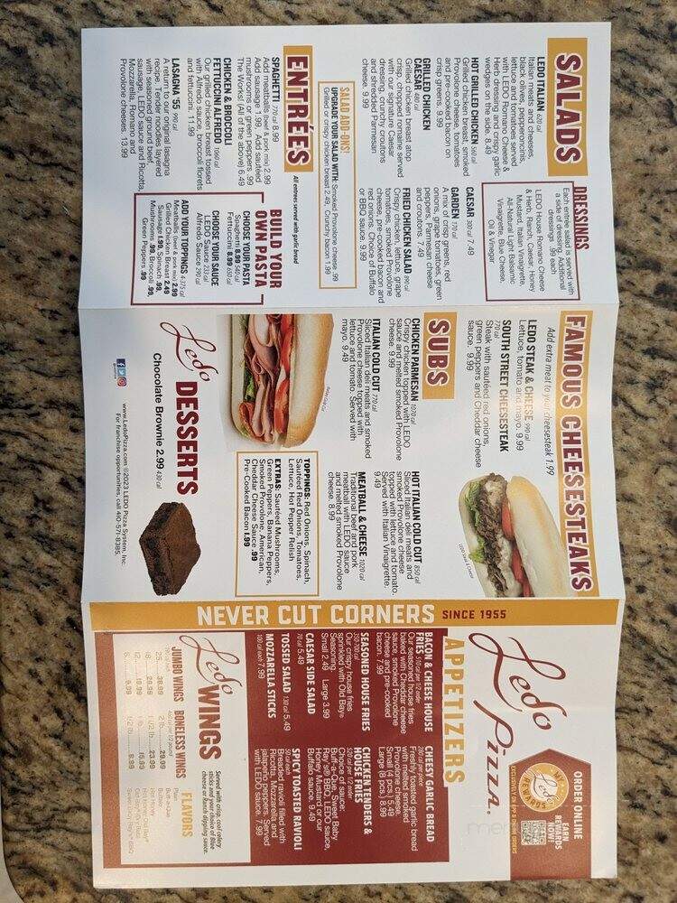 Ledo Pizza - Ormond Beach, FL menu_pic