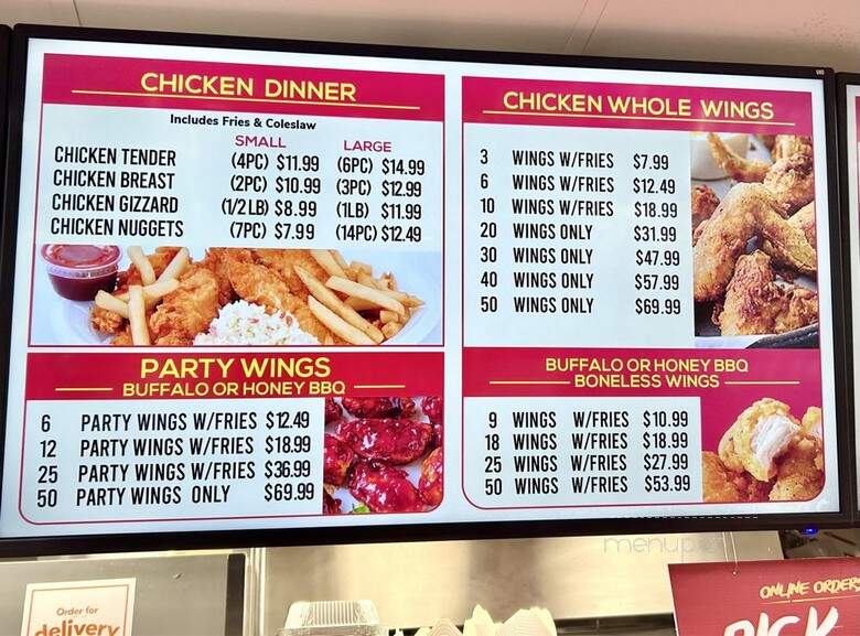 Captain Sam's Fish & Chicken - Spring Valley, CA menu_pic