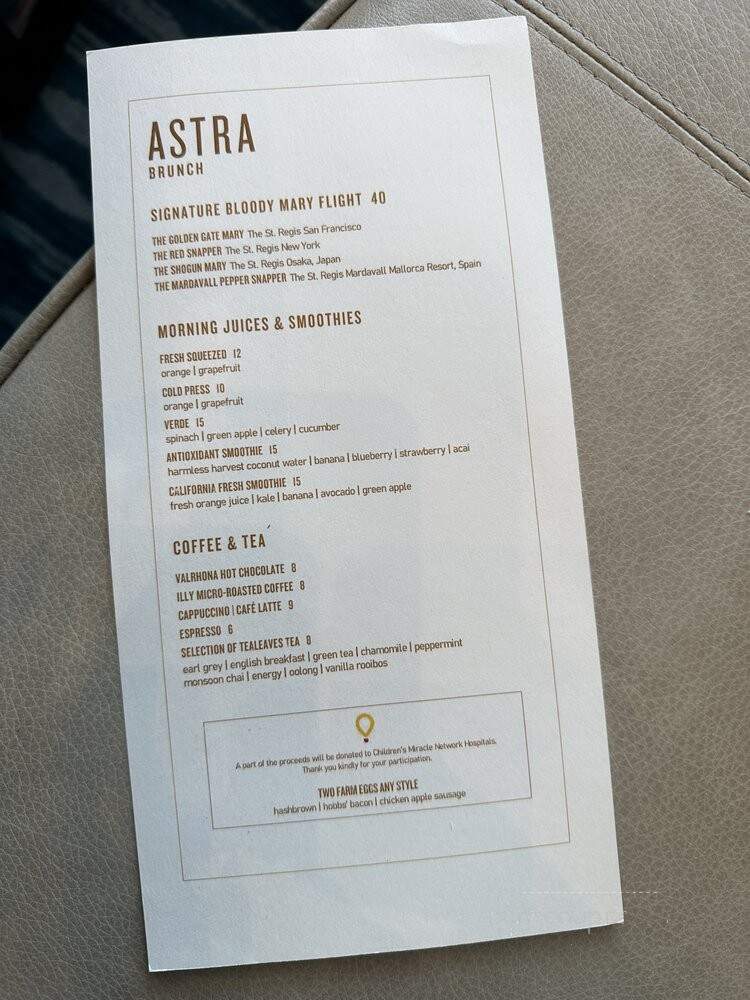 Astra - San Francisco, CA menu_pic