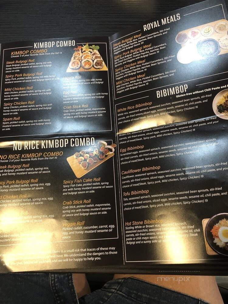 Kimbop - Pompano Beach, FL menu_pic