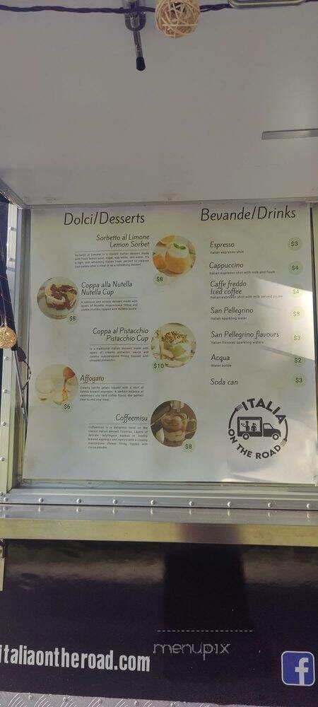 Italia on the road - Long Beach, CA menu_pic