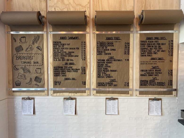 Karved - Las Vegas, NV menu_pic