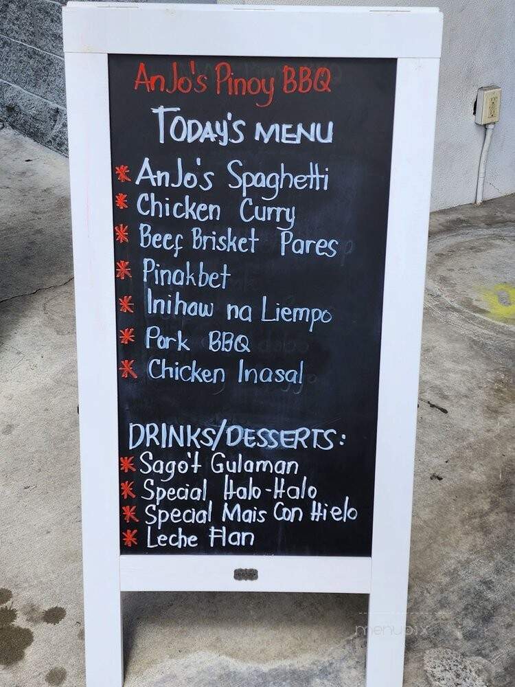 AnJo's Pinoy BBQ - Northridge, CA menu_pic