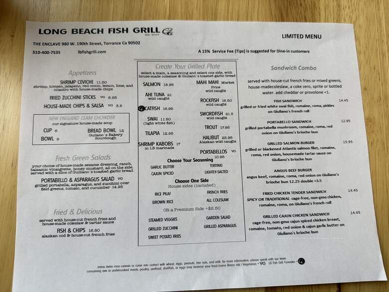 Long Beach Fish Grill - Torrance, CA