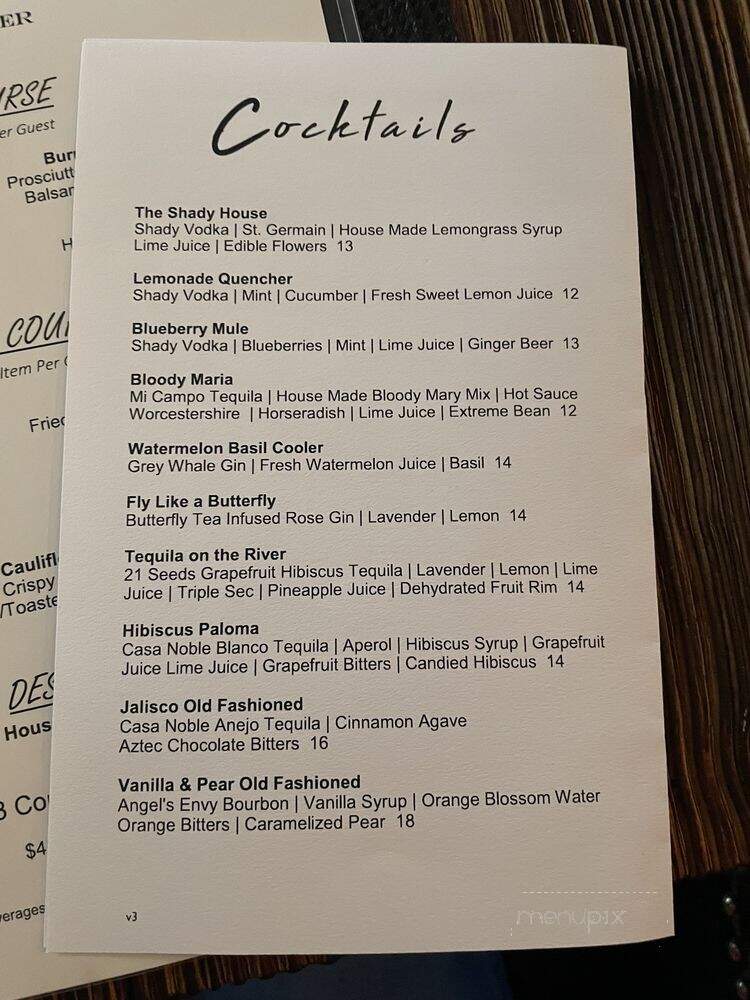 The House On the River - Fort Lauderdale, FL menu_pic