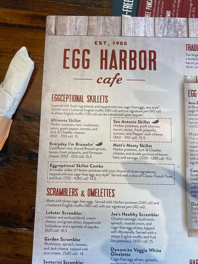 Egg Harbor Cafe - Chicago, IL menu_pic