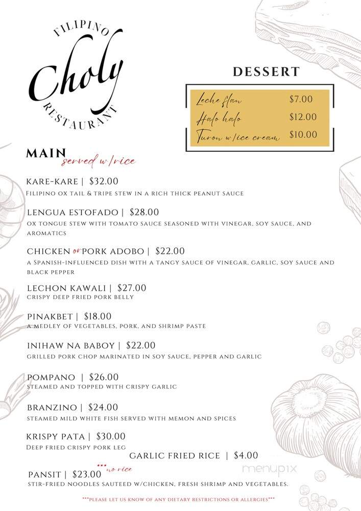 Choly Filipino Restaurant - New York, NY