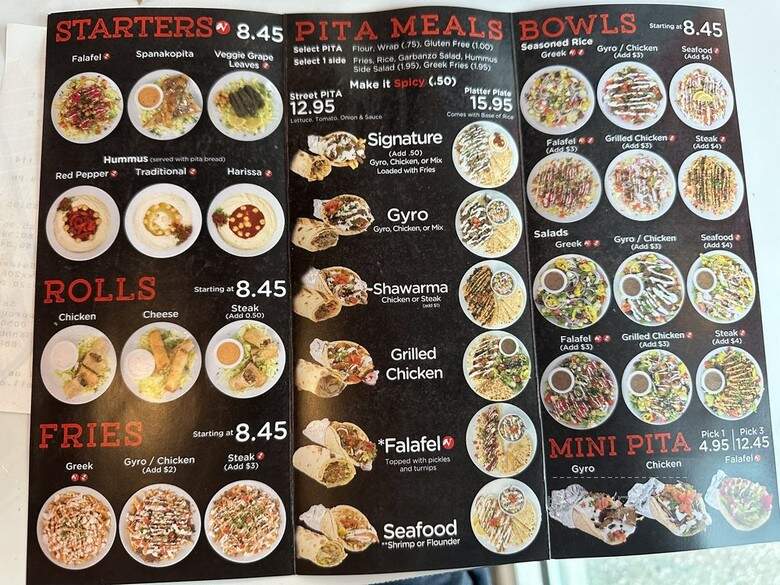 Pita Mediterranean Street Food - Winter Garden, FL menu_pic