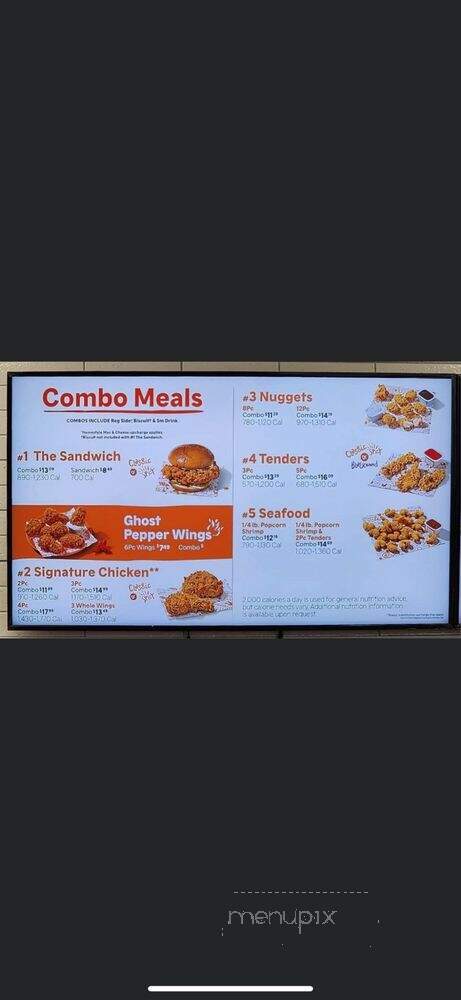Popeye's Louisiana Kitchen - Pahoa, HI menu_pic