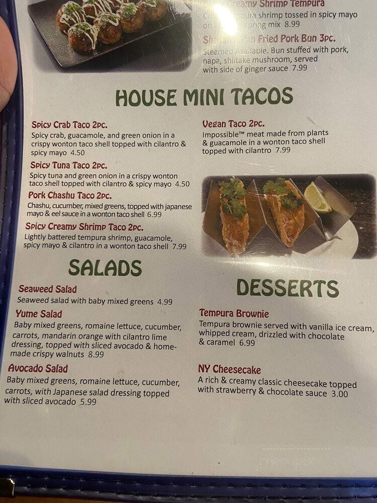Yume Ramen - Peachtree City, GA menu_pic