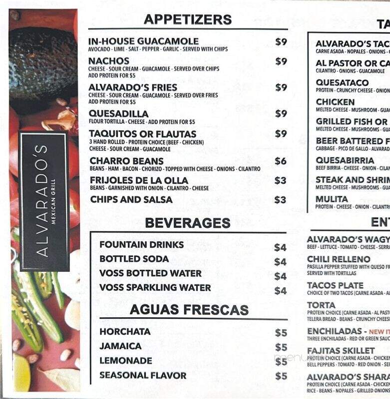 Alvarado's Mexican Grill - Jurupa Valley, CA menu_pic