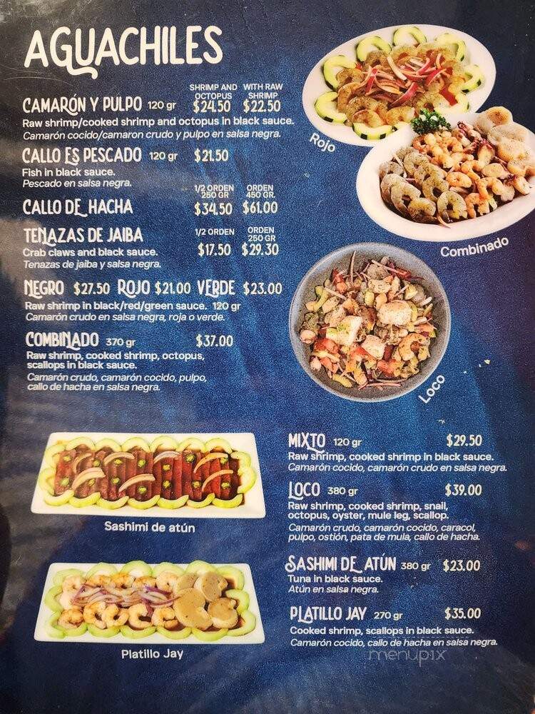 El Muelle 8 - Downey, CA menu_pic