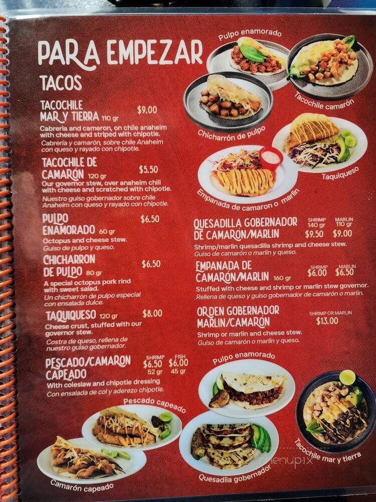 El Muelle 8 - Downey, CA menu_pic