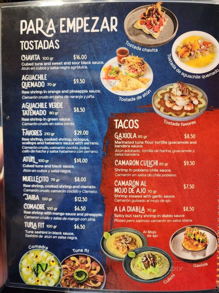 El Muelle 8 - Downey, CA menu_pic