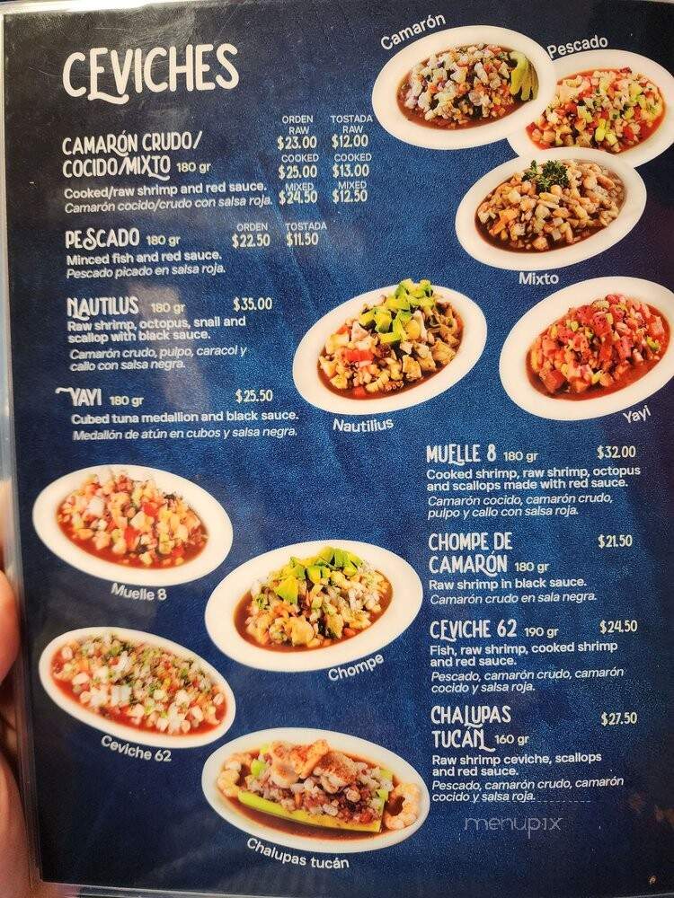 El Muelle 8 - Downey, CA menu_pic