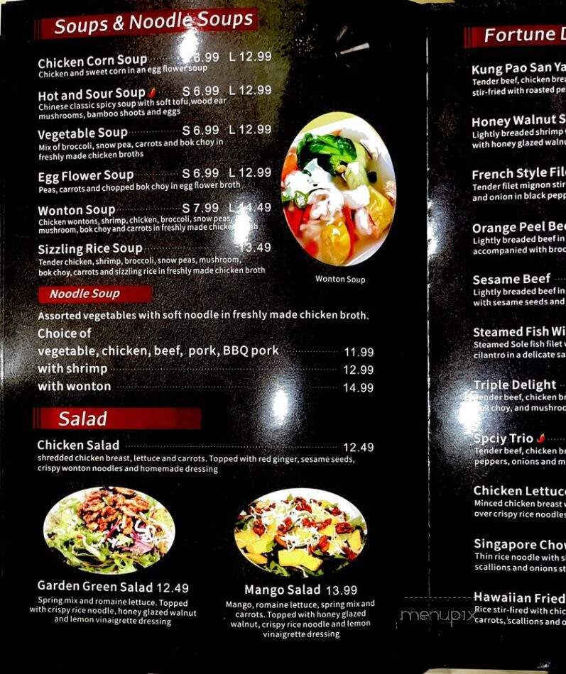Fortune Dragon China Bistro - Valley village, CA menu_pic