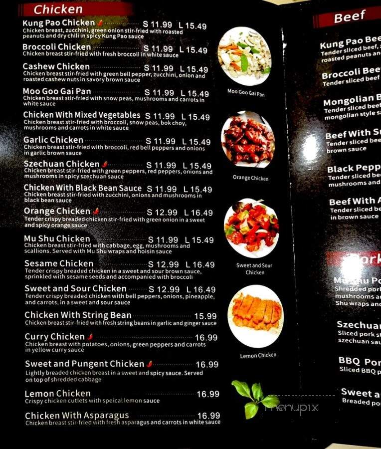 Fortune Dragon China Bistro - Valley village, CA menu_pic