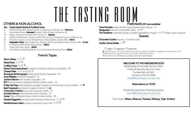 The Tasting Room - Minneapolis, MN