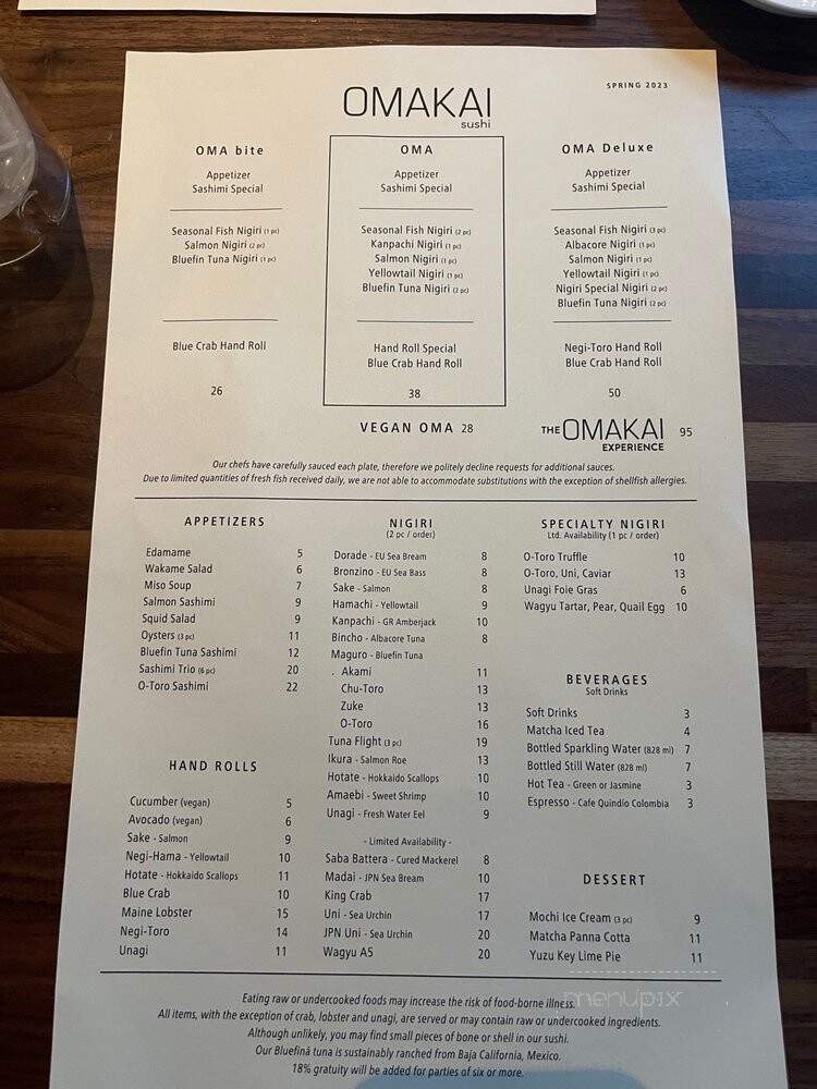 Omakai Sushi - Miami, FL