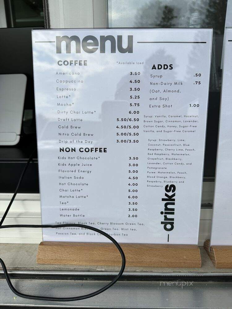 Carpenter Coffee Roasters - Elk Grove, CA menu_pic
