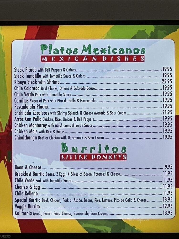 Los Gueros - Azusa, CA menu_pic