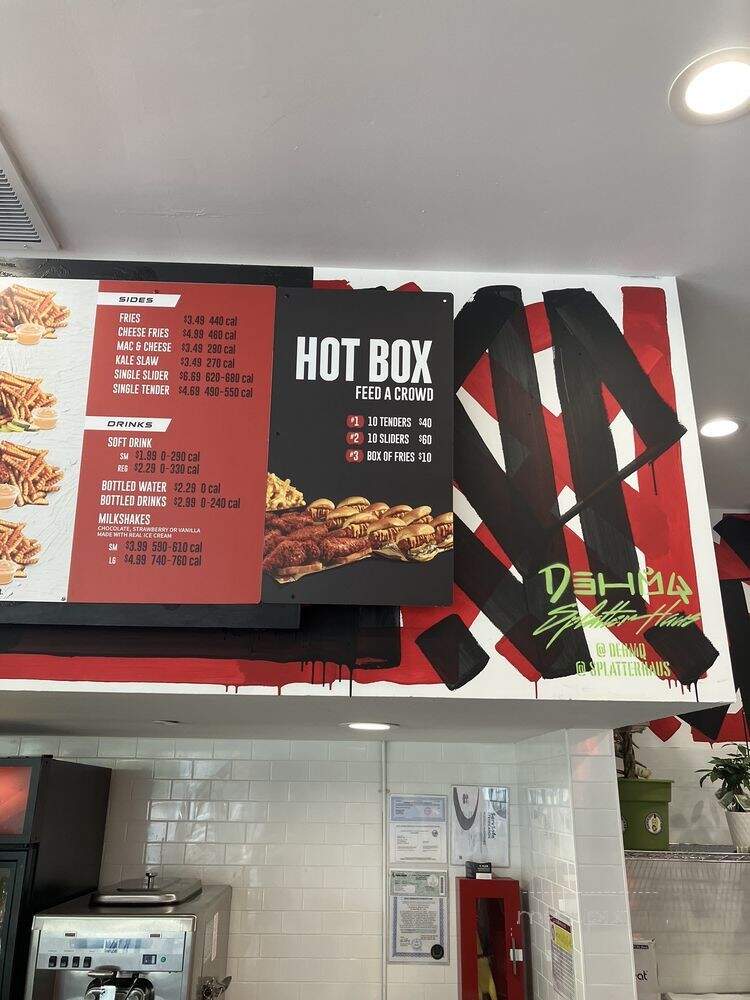 Dave's Hot Chicken - Burbank, CA menu_pic
