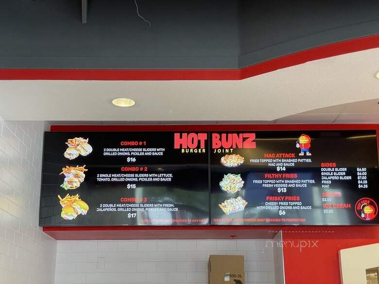 Hot Bunz - Sacramento, CA menu_pic