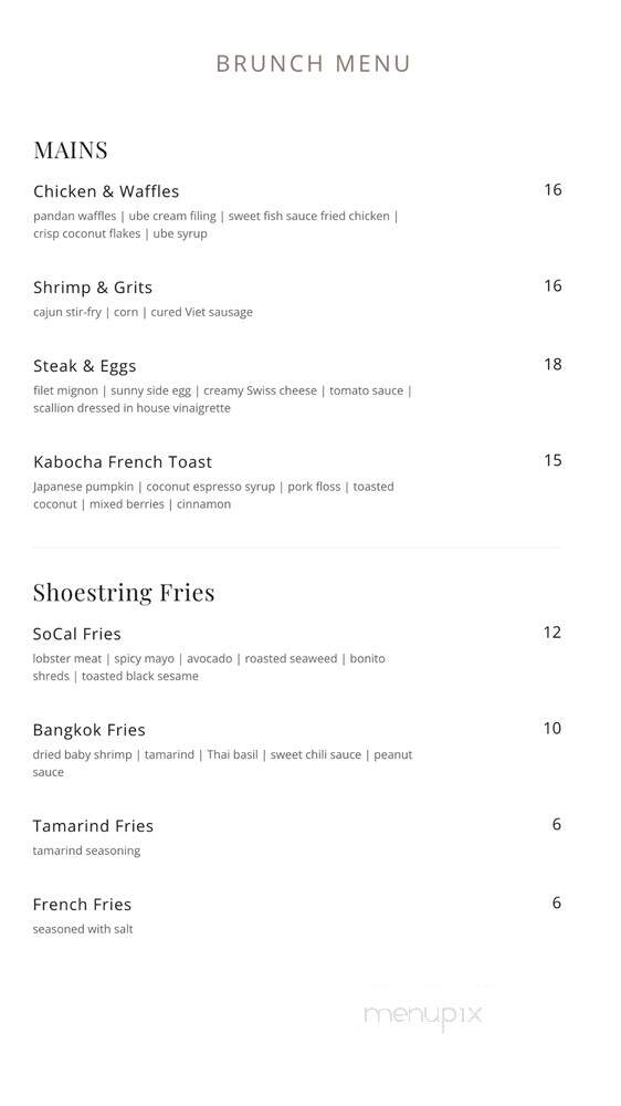 BOK Kitchen - Fountain Valley, CA menu_pic