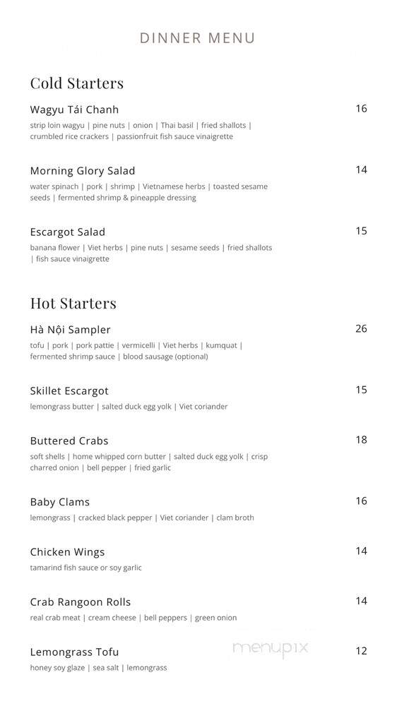 BOK Kitchen - Fountain Valley, CA menu_pic