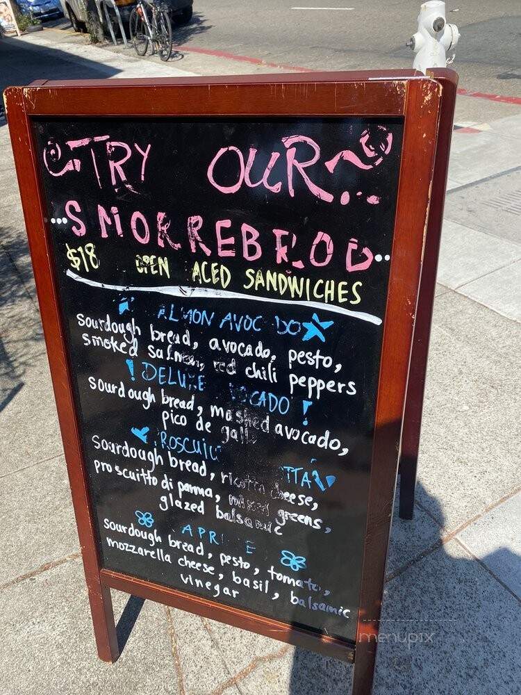 Cafenated Coffee - Berkeley, CA menu_pic