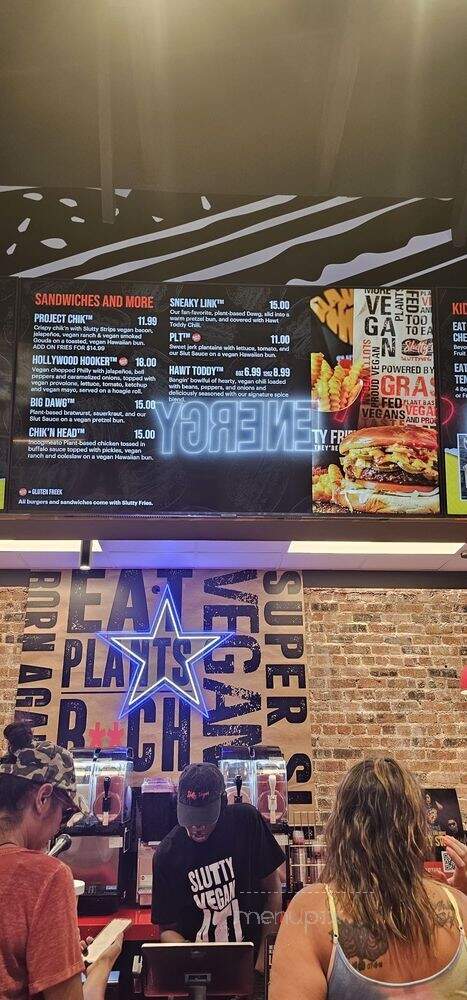 Slutty Vegan - Dallas, TX menu_pic