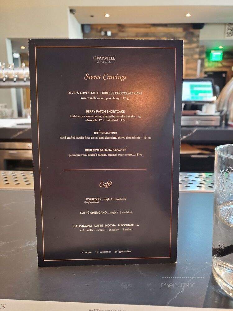 Granville - North Hollywood, CA menu_pic