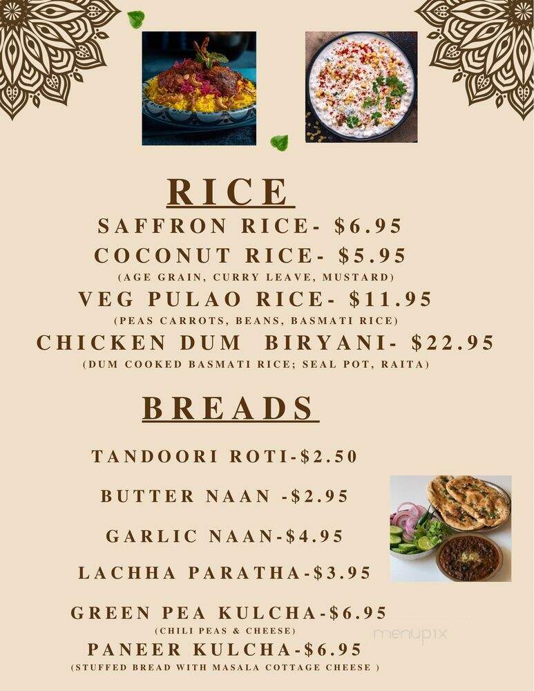 Imperial Spice - Tracy, CA menu_pic