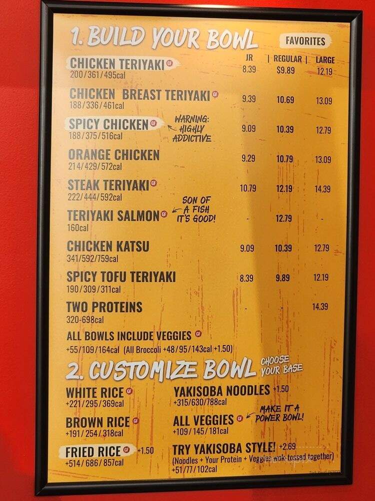Teriyaki Madness - Los Angeles, CA menu_pic
