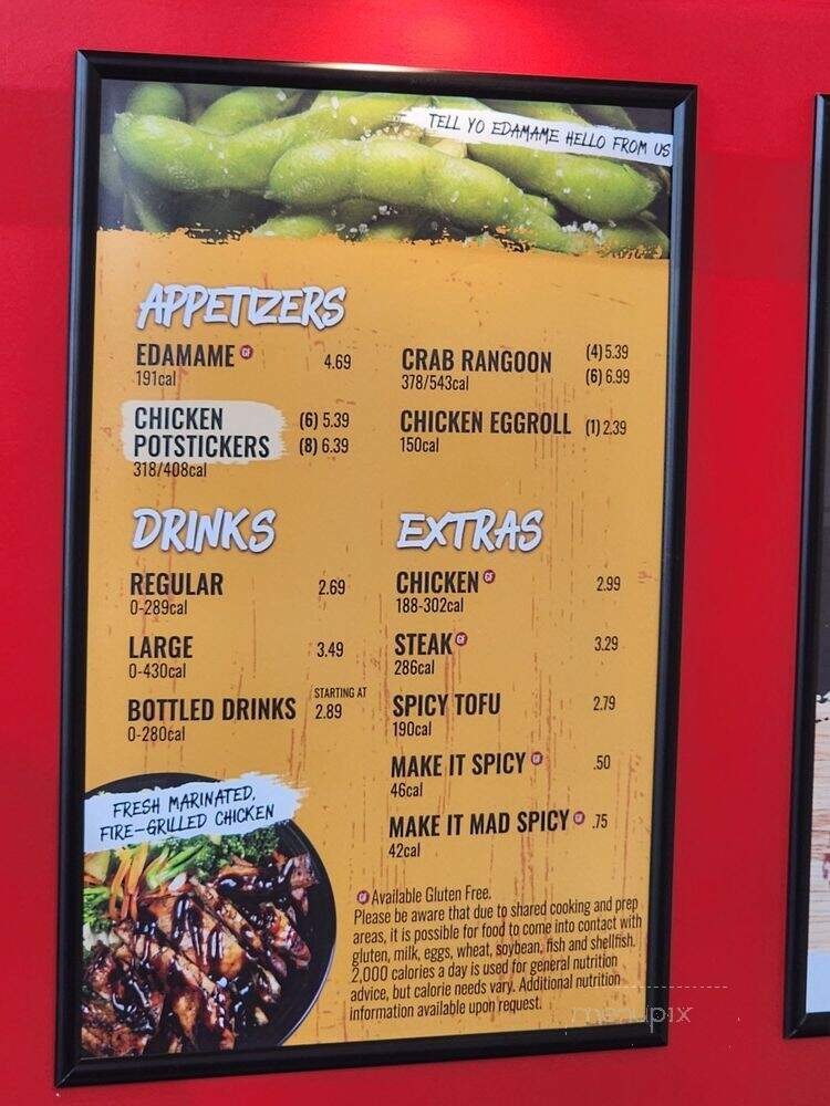 Teriyaki Madness - Los Angeles, CA menu_pic