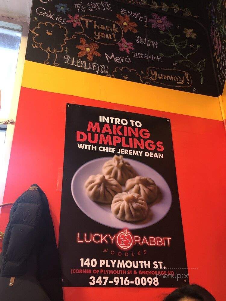 Lucky Rabbit Noodles - Brooklyn, NY menu_pic