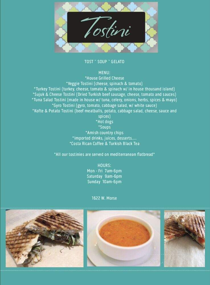 Tostini - Chicago, IL menu_pic
