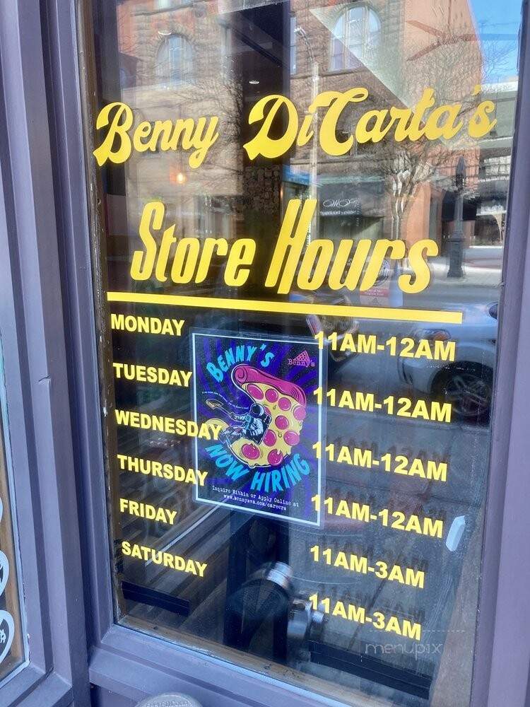 Benny DiCarta's - Kalamazoo, MI menu_pic